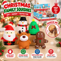 Christmas Family Squishies – Soft & Squishy Festive Sensory Toys 9cm