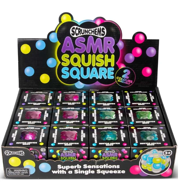 Scrunchems ASMR Squish Square – Sensory Squeeze Fidget Toy